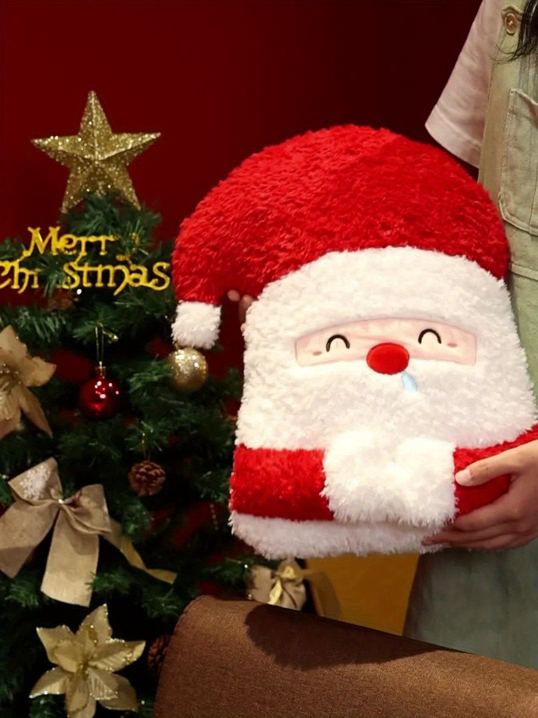 Collection de décorations de jouets en peluche de Noël festive