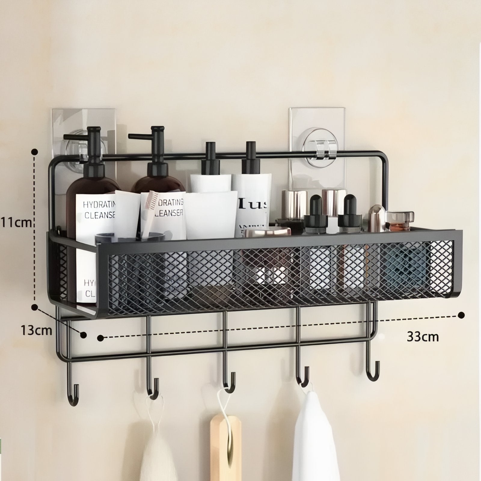 Étagère murale PladsSmart avec crochets