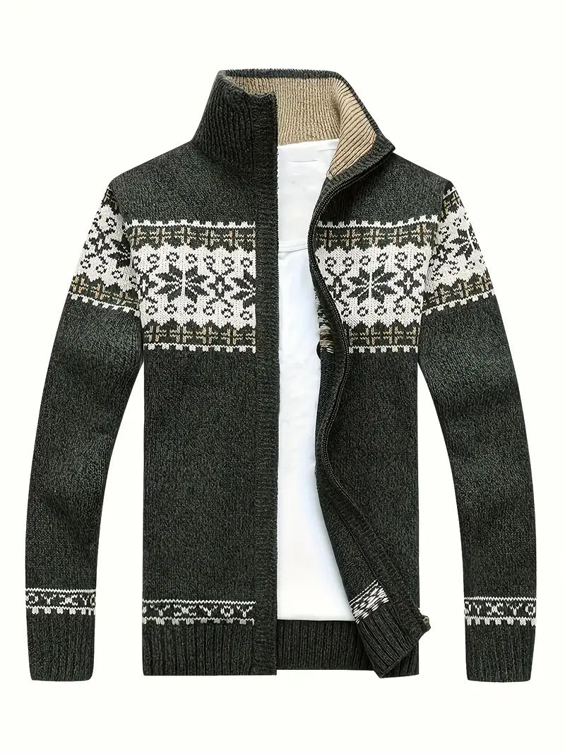 Ivan- Élégant cardigan à manches longues avec un design élégant