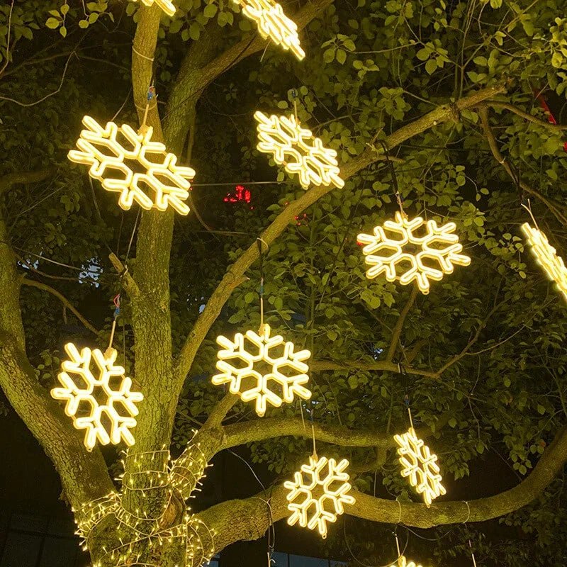 FrostLume - Guirlande lumineuse LED Flocon de neige