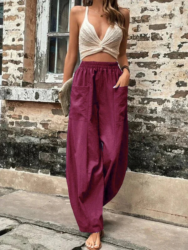 Paulette - Pantalons de lounge à jambes larges pour femmes