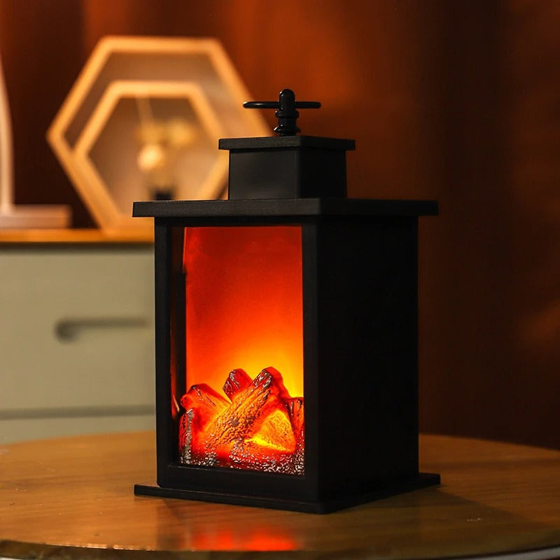 Lampe lanterne réaliste sans flamme
