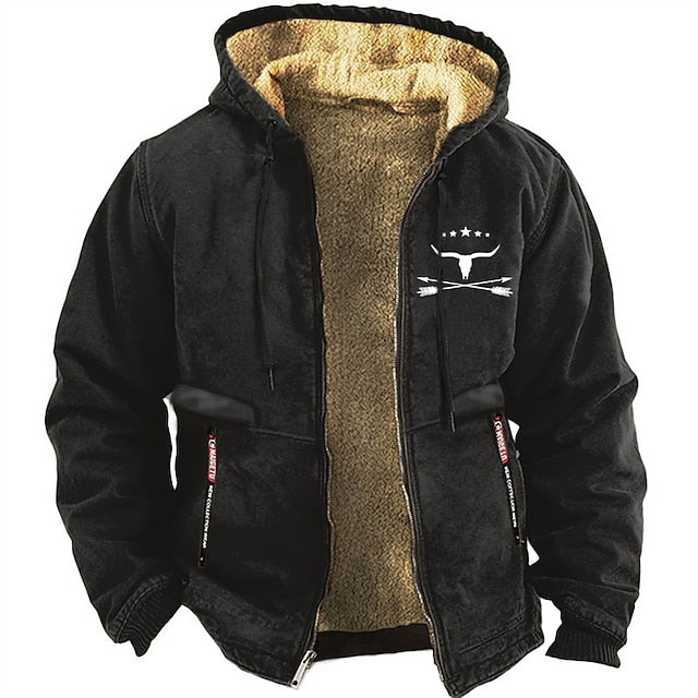 Sweat-shirt en polaire avec fermeture éclair pour homme Simon