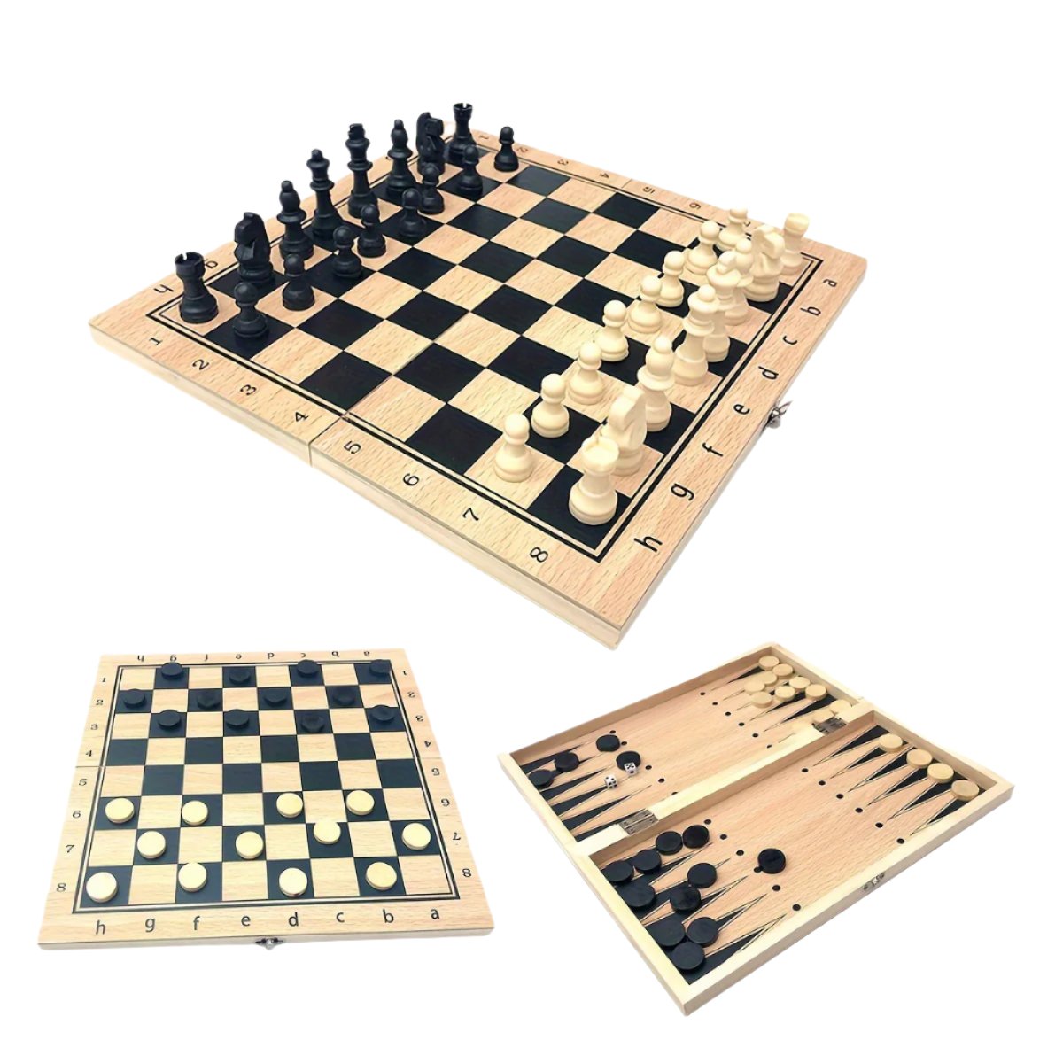 Ensemble d'échecs pliable - Compact et pratique