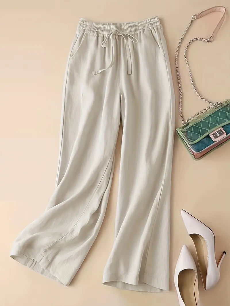 Pantalon Large Olivia avec Taille Ajustable