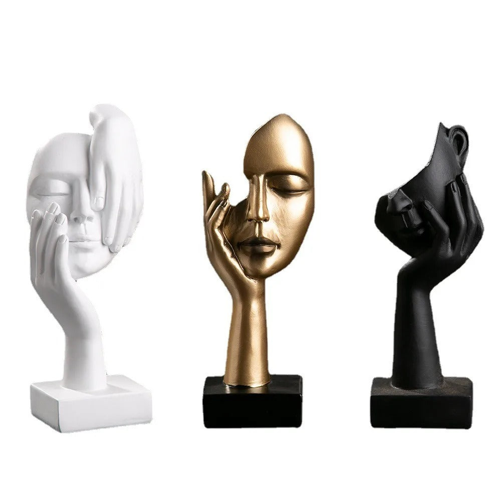 NordicMuse - Sculpture de visage abstrait