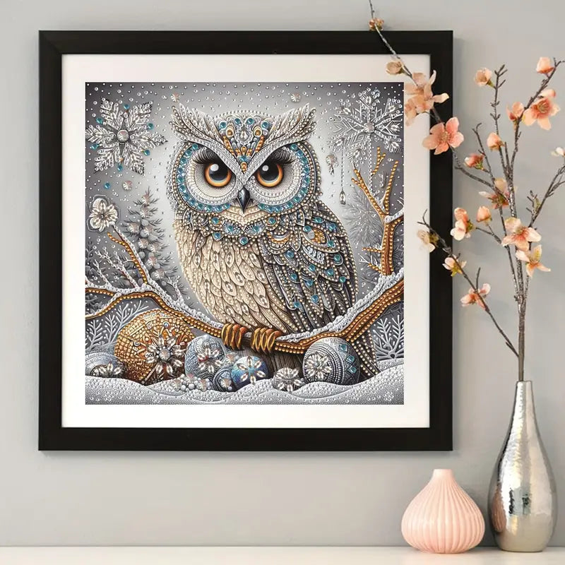 LumiOwl - Élégance étincelante dans l'art du diamant