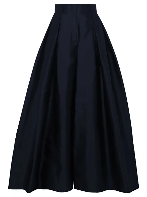 Eva - Pantalons plissés taille haute élégants avec jambes larges