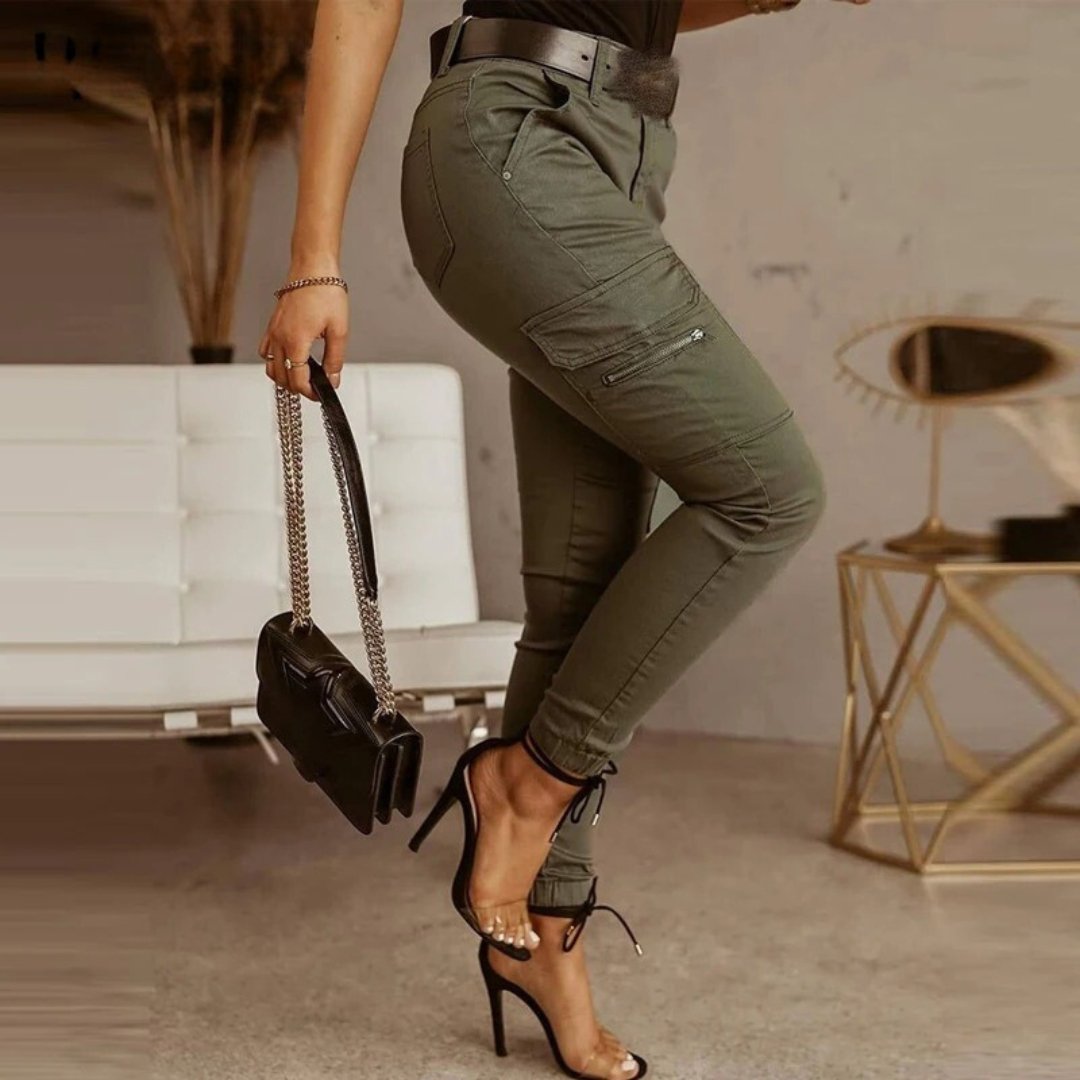 Jeans cargo ajustés Melan