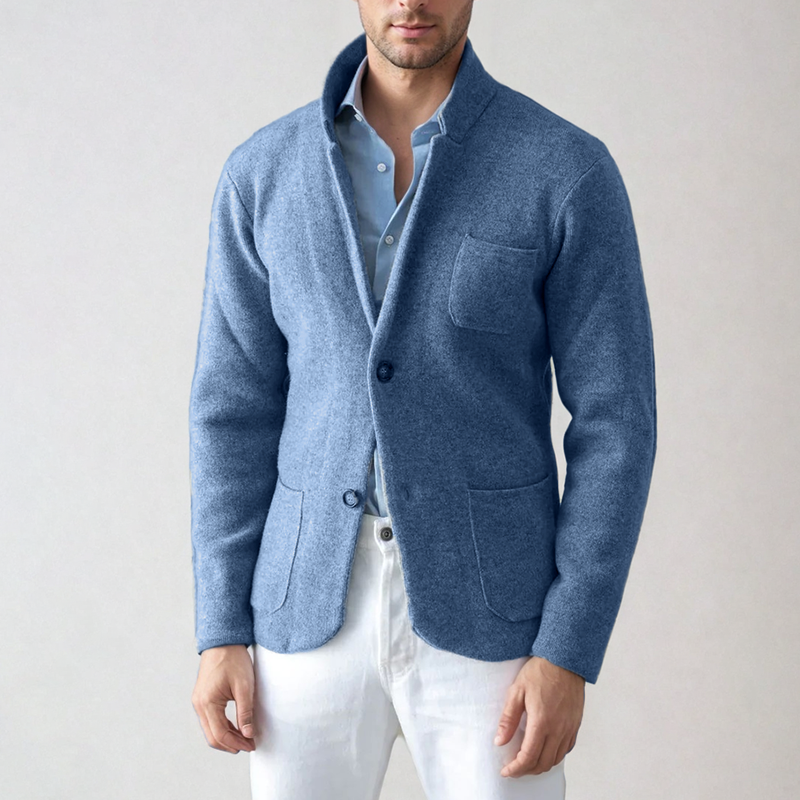 Simon - Veste avec col montant et boutons