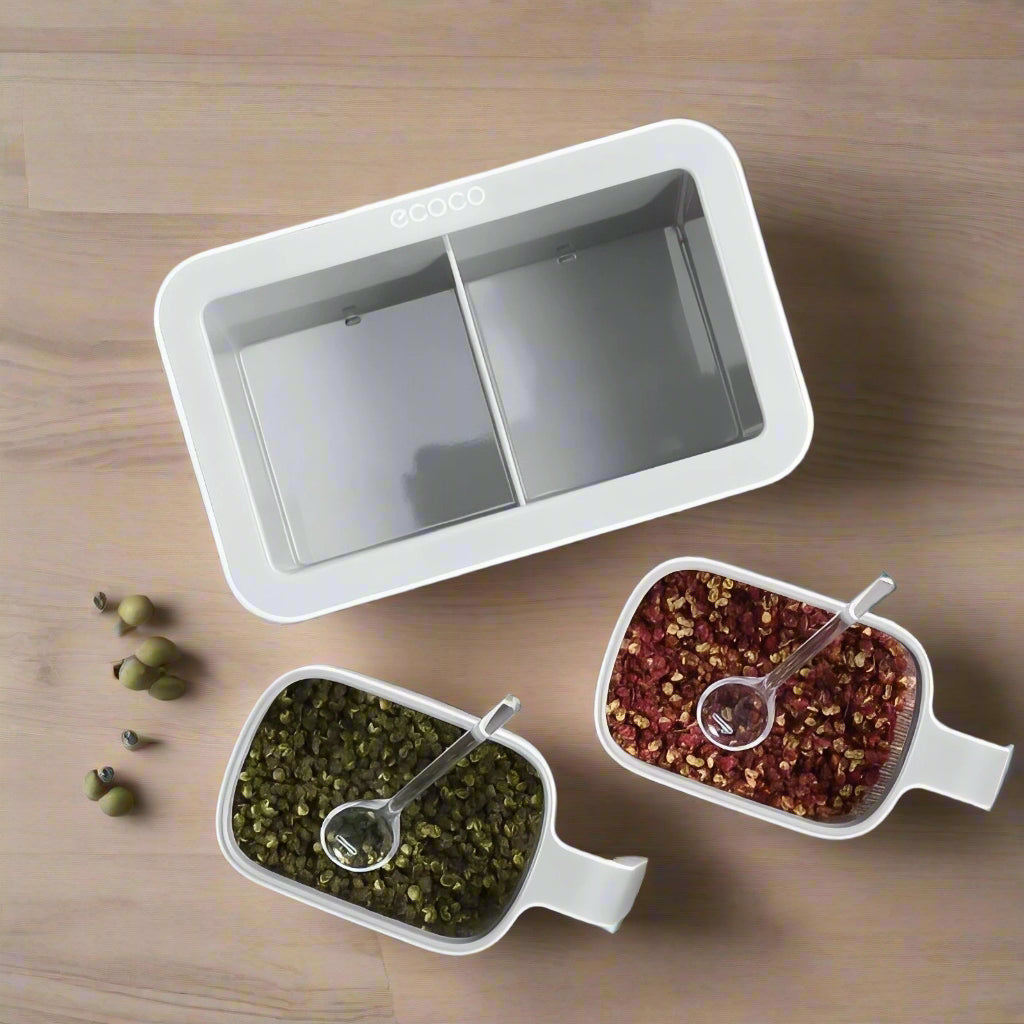 SpiceStack - Récipient à épices empilable clair