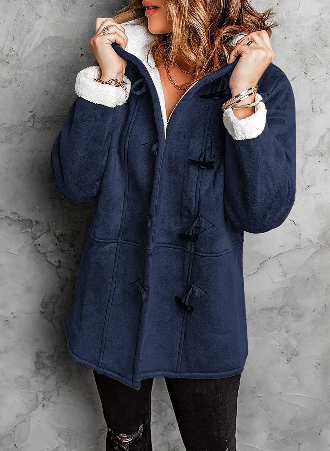 Elena – Veste en polaire ultra douce avec capuche