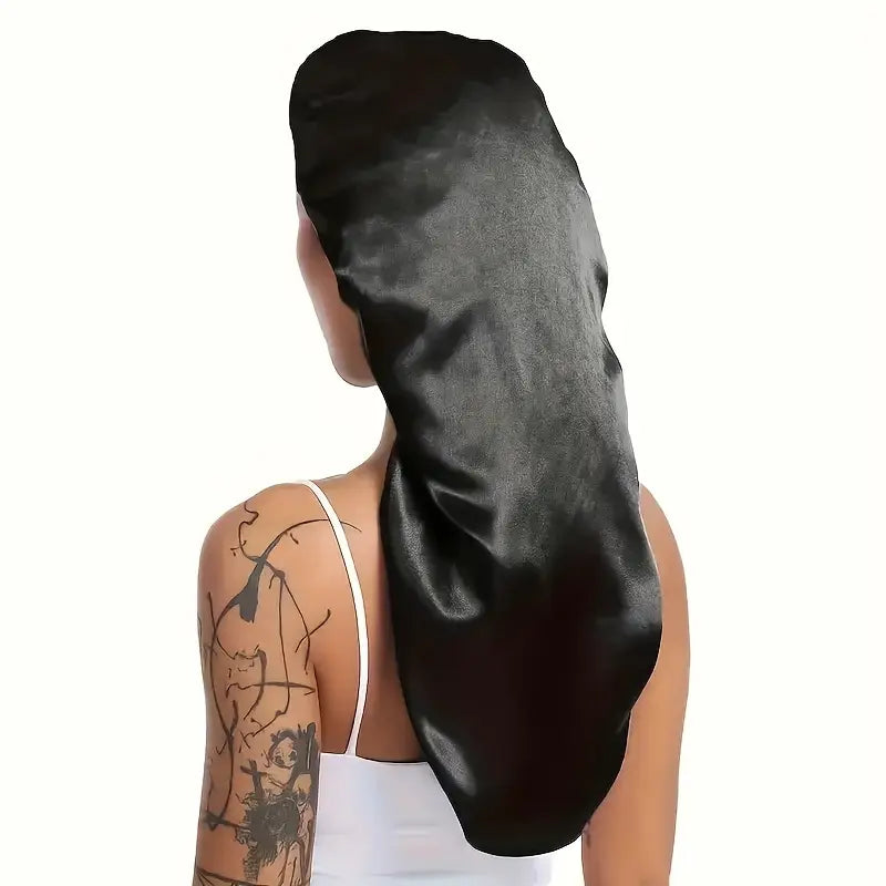 Elina Silke Natteskygge – Extra Grande Housse en Satin pour la Protection des Cheveux | 1+1 Offert