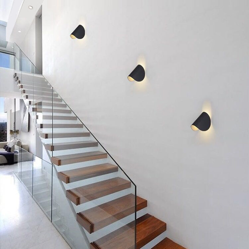 Luminaires muraux modernes en courbe