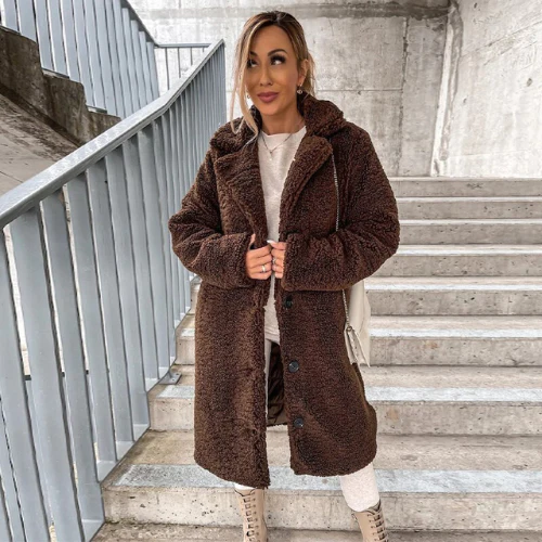 Veste Teddy - vêtements d'extérieur doux et stylés pour un confort ultime