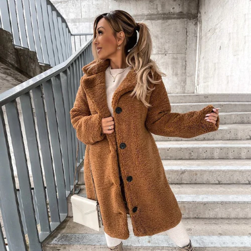 Veste Teddy - vêtements d'extérieur doux et stylés pour un confort ultime