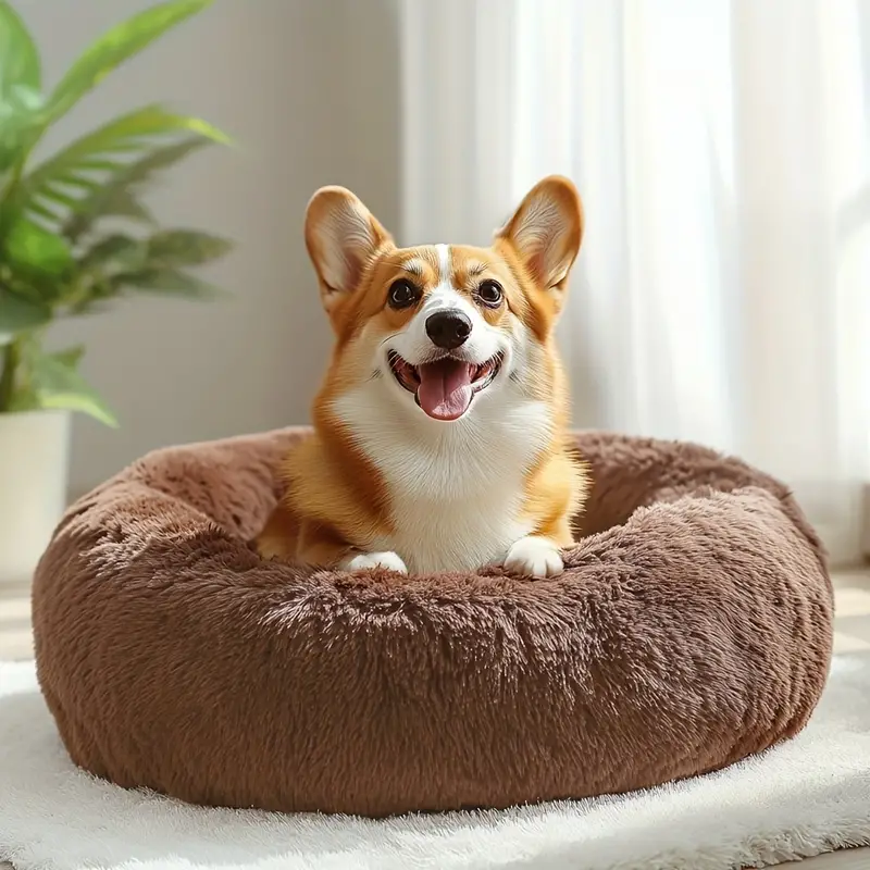 Niche | Lit Rond pour Animaux de Compagnie pour le Confort et la Détente