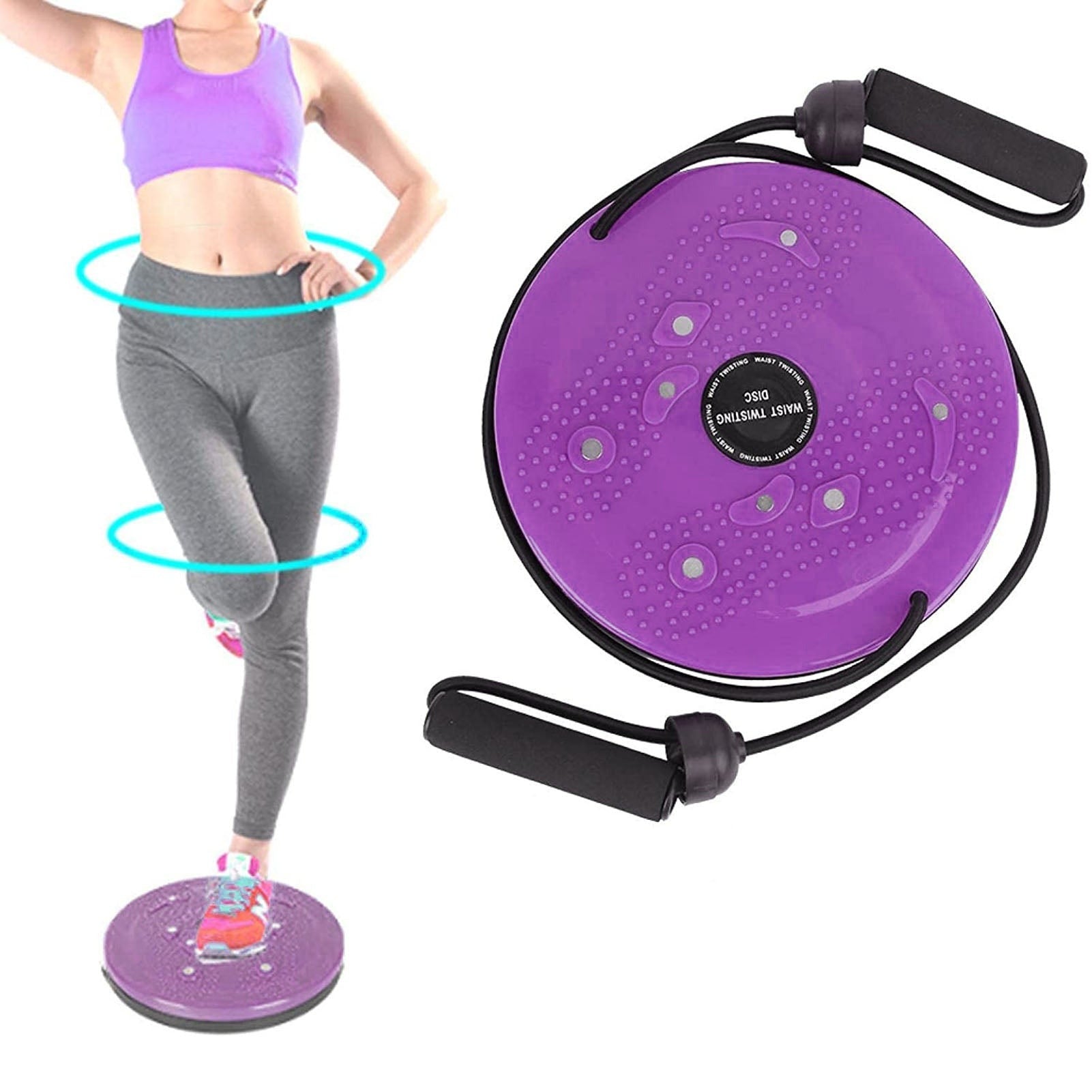 SlimTwist Disque Rotatif pour la Taille – Entraînement Efficace pour la Taille et le Core