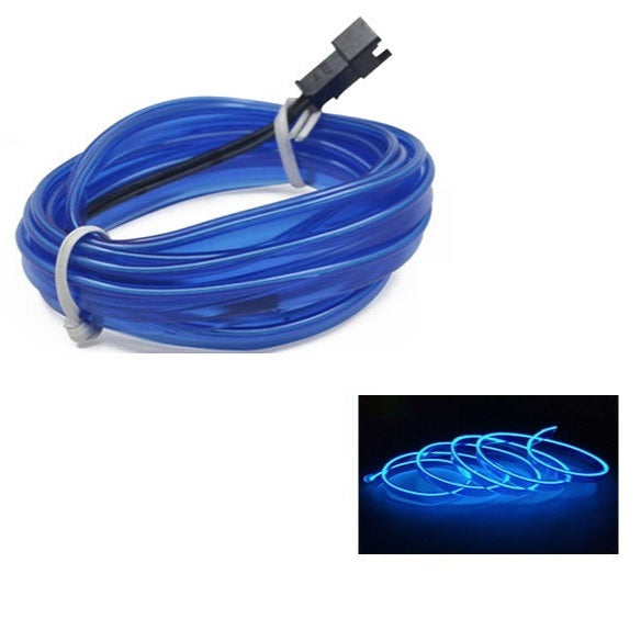 Bande LED RGB flexible pour intérieur de voiture avec capteur de musique et télécommande