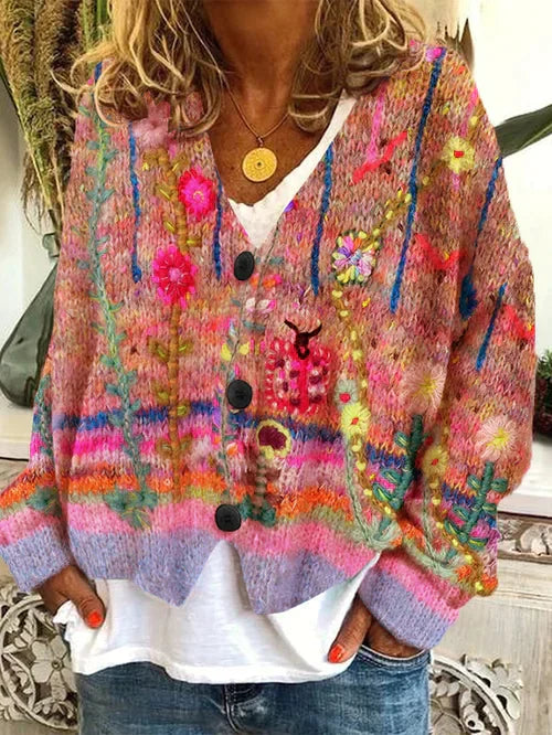 Isobelle | Veste cardigan d'inspiration rétro pour femme