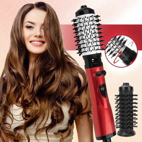 Brosse Sèche-Cheveux Rotative – 2 Fonctions en 1