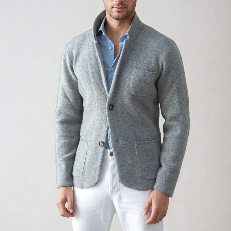 Simon - Veste avec col montant et boutons