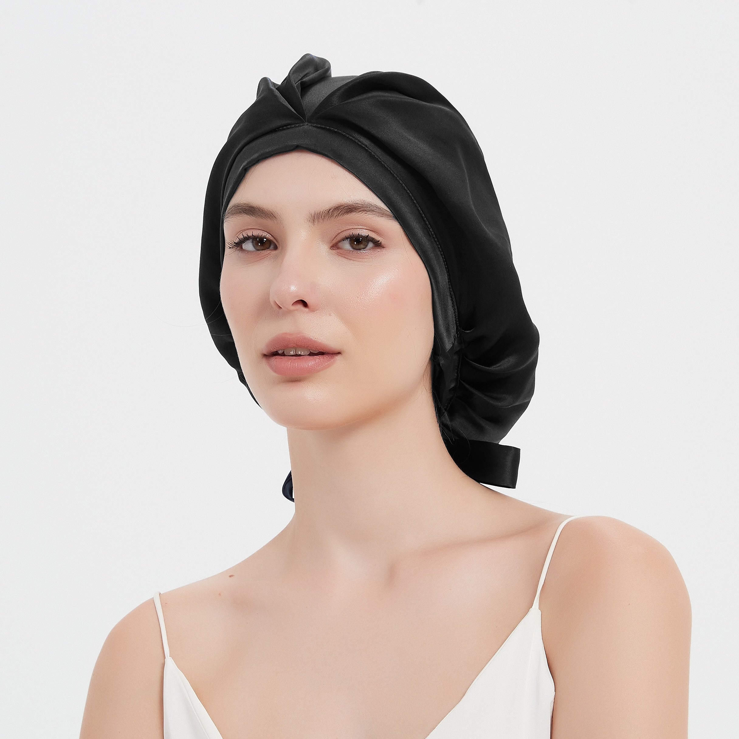 Cate | Bonnet de sommeil léger plissé