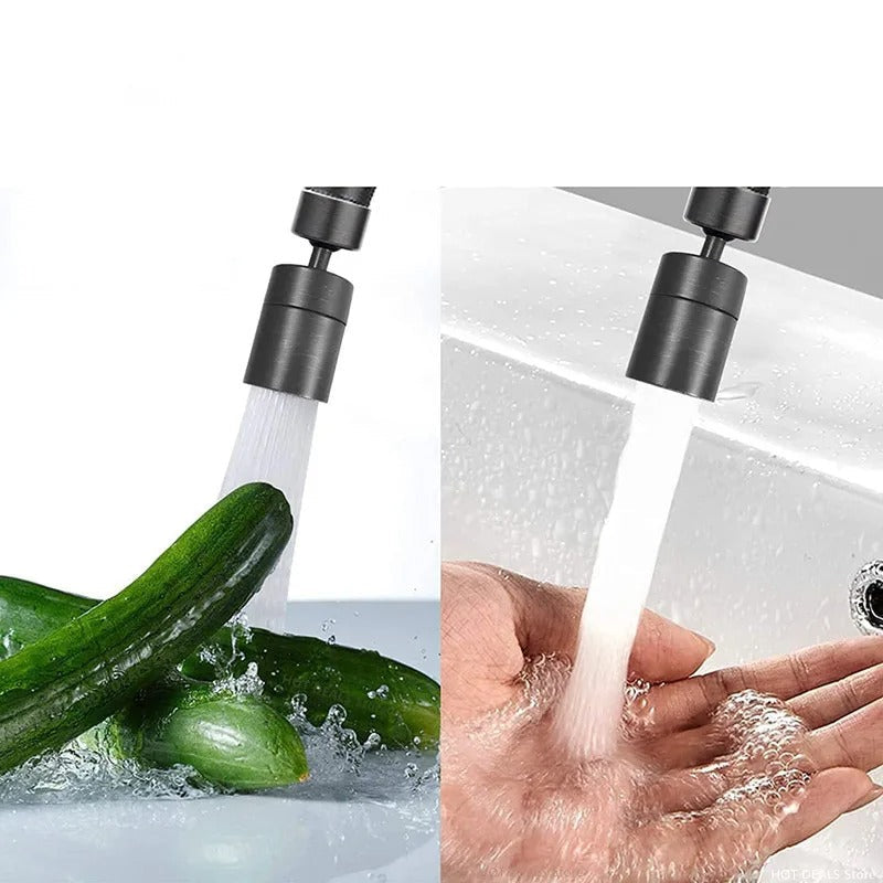 Tête de robinet rotative AquaTwist 360° – débit d'eau réglable