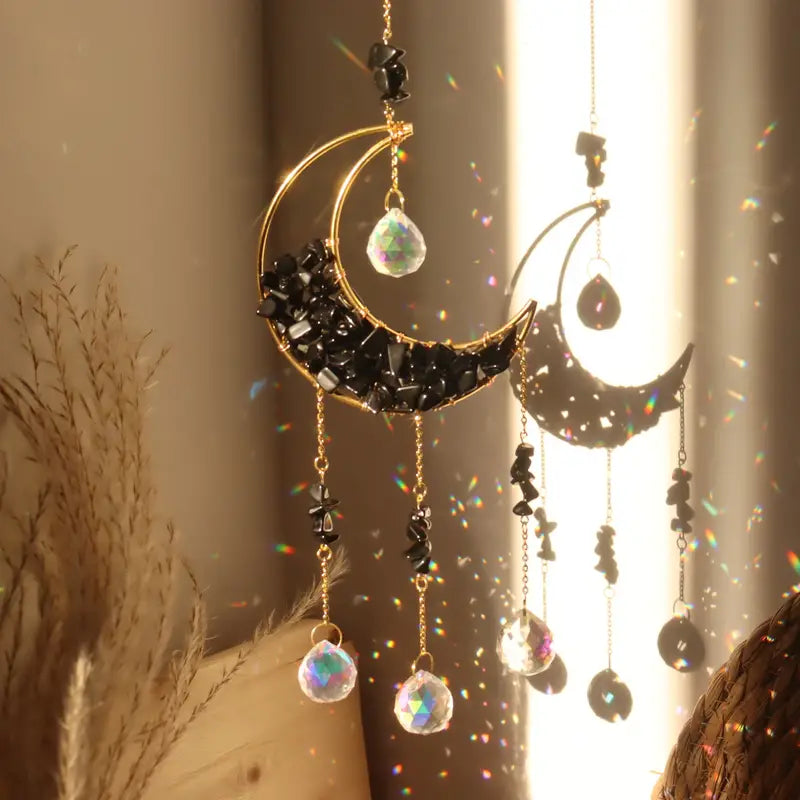 MoonGlow - Attrape-rêves Prism Moon pour une ambiance mystérieuse
