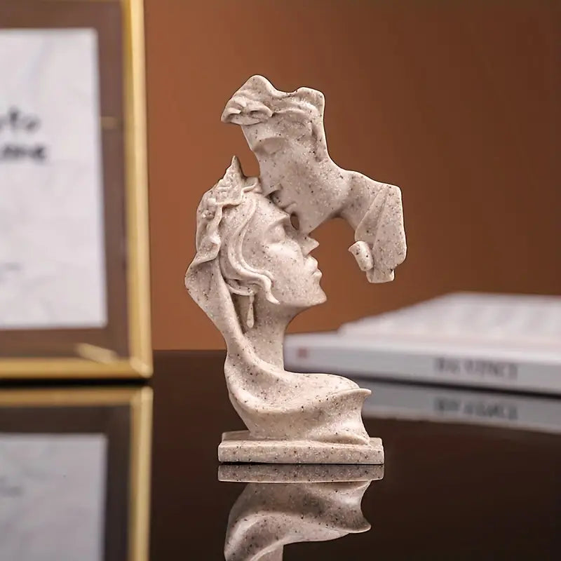RomanceLuxe Figurine vintage en résine