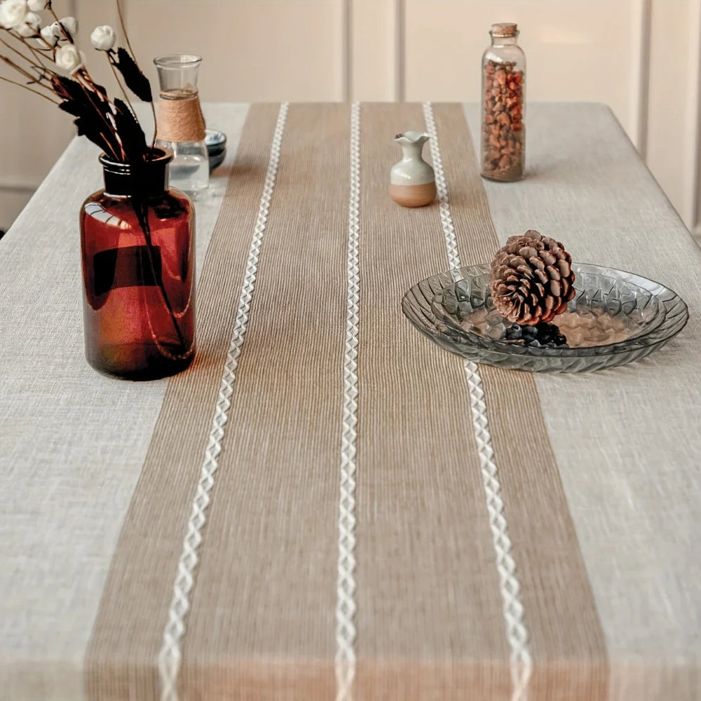 Poignée en bois rustique – Brun élégant, résistante à l'usure et lavable