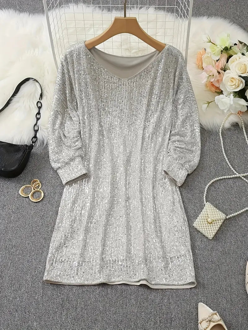 Robe scintillante Alana avec sequins