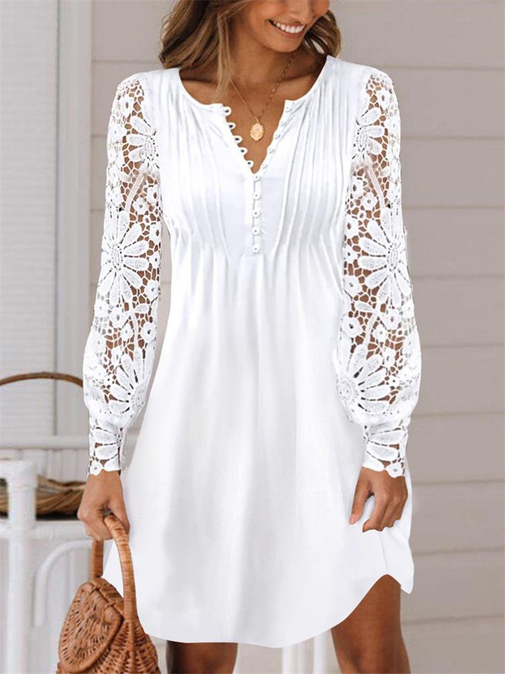 Robe élégante Lea avec des détails faits main