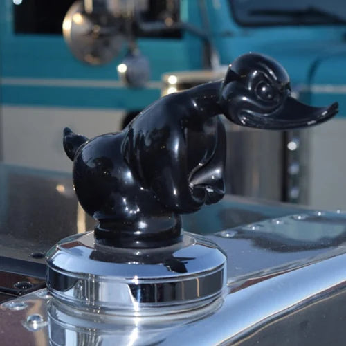 CarMascot - Décoration en chrome élégante pour canard