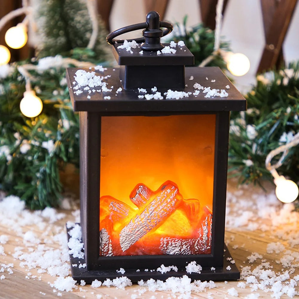 Lampe lanterne réaliste sans flamme
