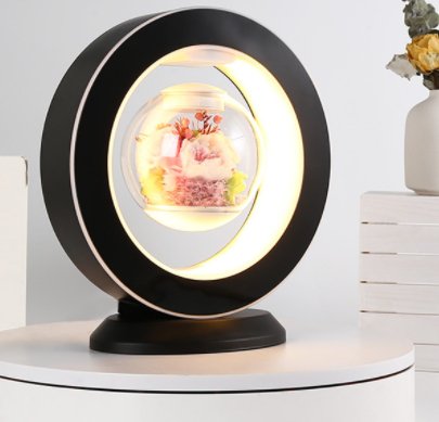 Fleur de Lévitation Magnétique EverBloom – Un Hommage Flottant à l'Amour