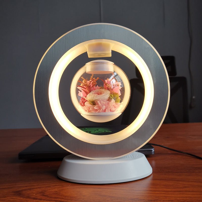 Fleur de Lévitation Magnétique EverBloom – Un Hommage Flottant à l'Amour