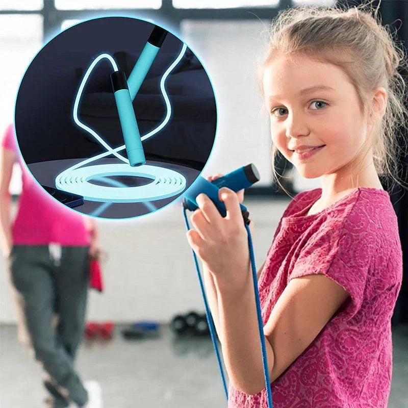 GlowFit - corde à sauter LED lumineuse pour le fitness et le plaisir