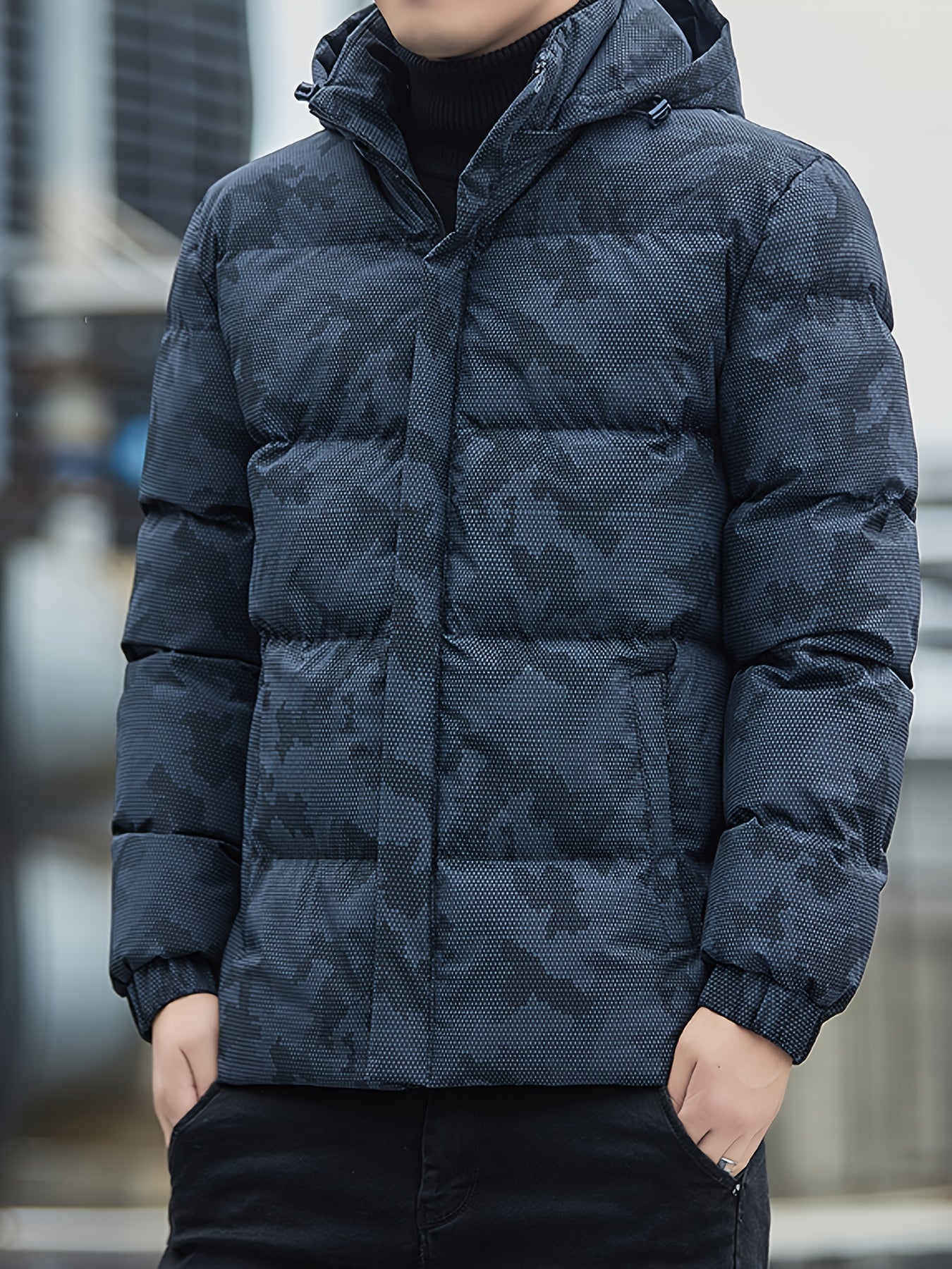 Nick | Veste matelassée à capuche avec poches