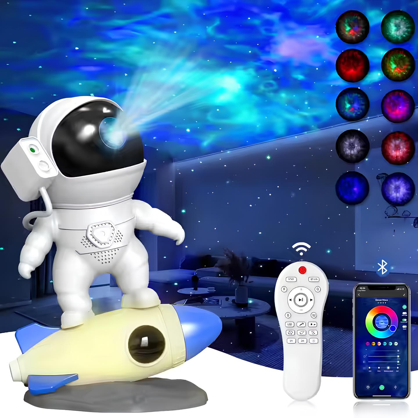 StellarBuddy - Projecteur de galaxie astronaute à lumière naturelle