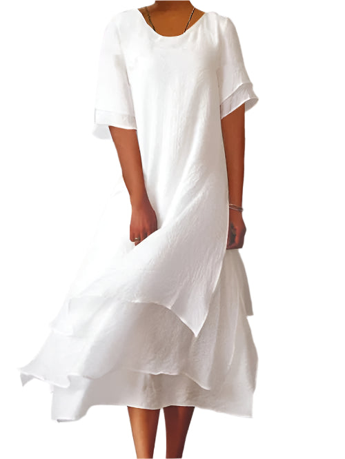 Isla - Robe maxi à volants légère