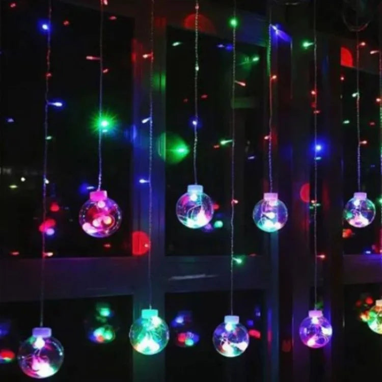 SparkleGlow - Lampes suspendues à globe LED