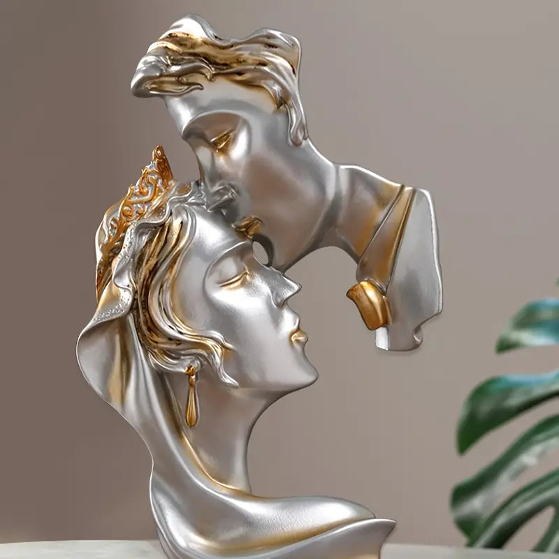 RomanceLuxe Figurine vintage en résine