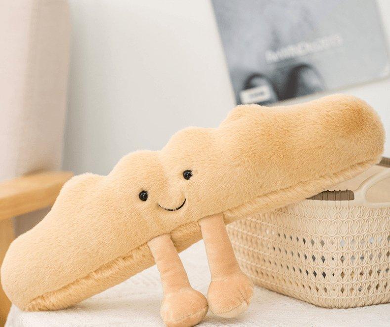LoafLuxe - Coussin décoratif en velours à pain