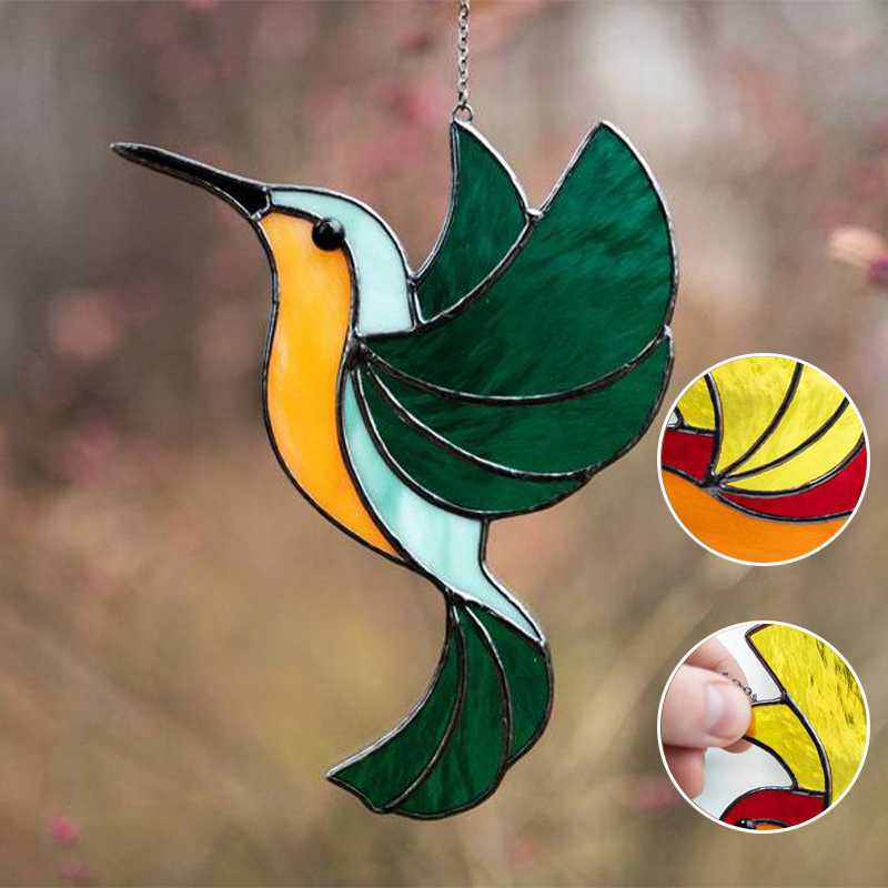 HummiGlow Attrape-Lumière Artistique – Reflets de Lumière Magiques avec Design de Colibri