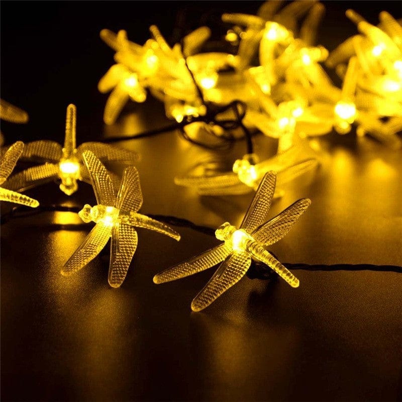 GlowDragon – Guirlande lumineuse solaire avec design de libellule