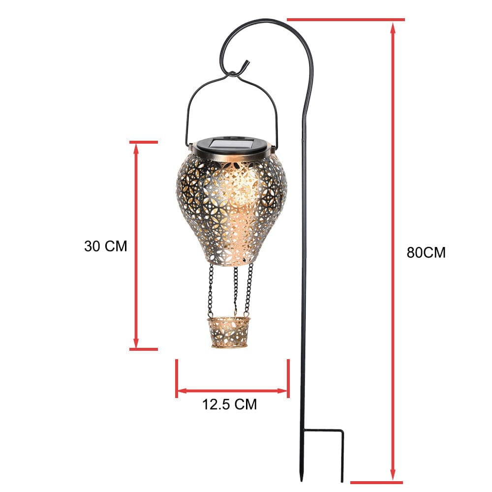 SolarFlare - Luminaire solaire de jardin extérieur