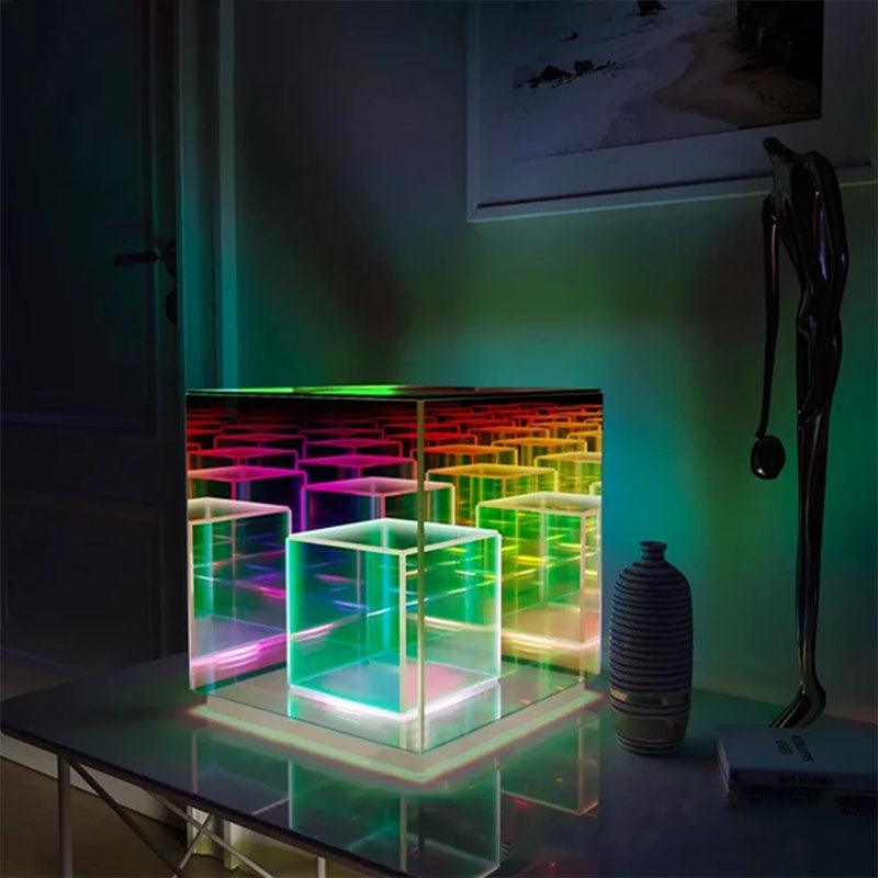 LumiCube Lampe de Bureau Moderne – Lumière Magique pour Chaque Ambiance