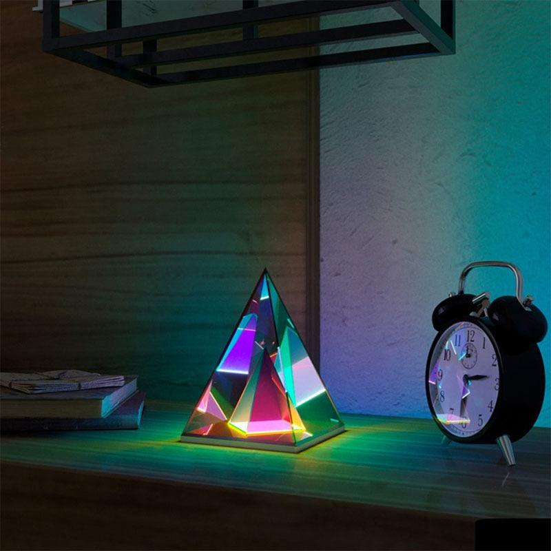 LumiCube Lampe de Bureau Moderne – Lumière Magique pour Chaque Ambiance