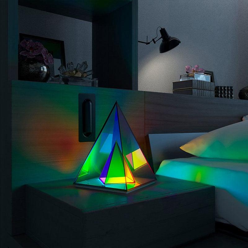 LumiCube Lampe de Bureau Moderne – Lumière Magique pour Chaque Ambiance